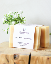 Load image into Gallery viewer, london ivy oat milk + Lavender soap / cleansing bars 
